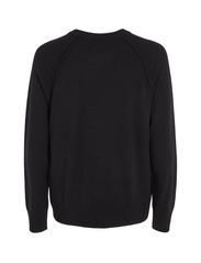 Calvin Klein - RECYCLED WOOL COMFORT SWEATER - knitted round necks - ck black - 4