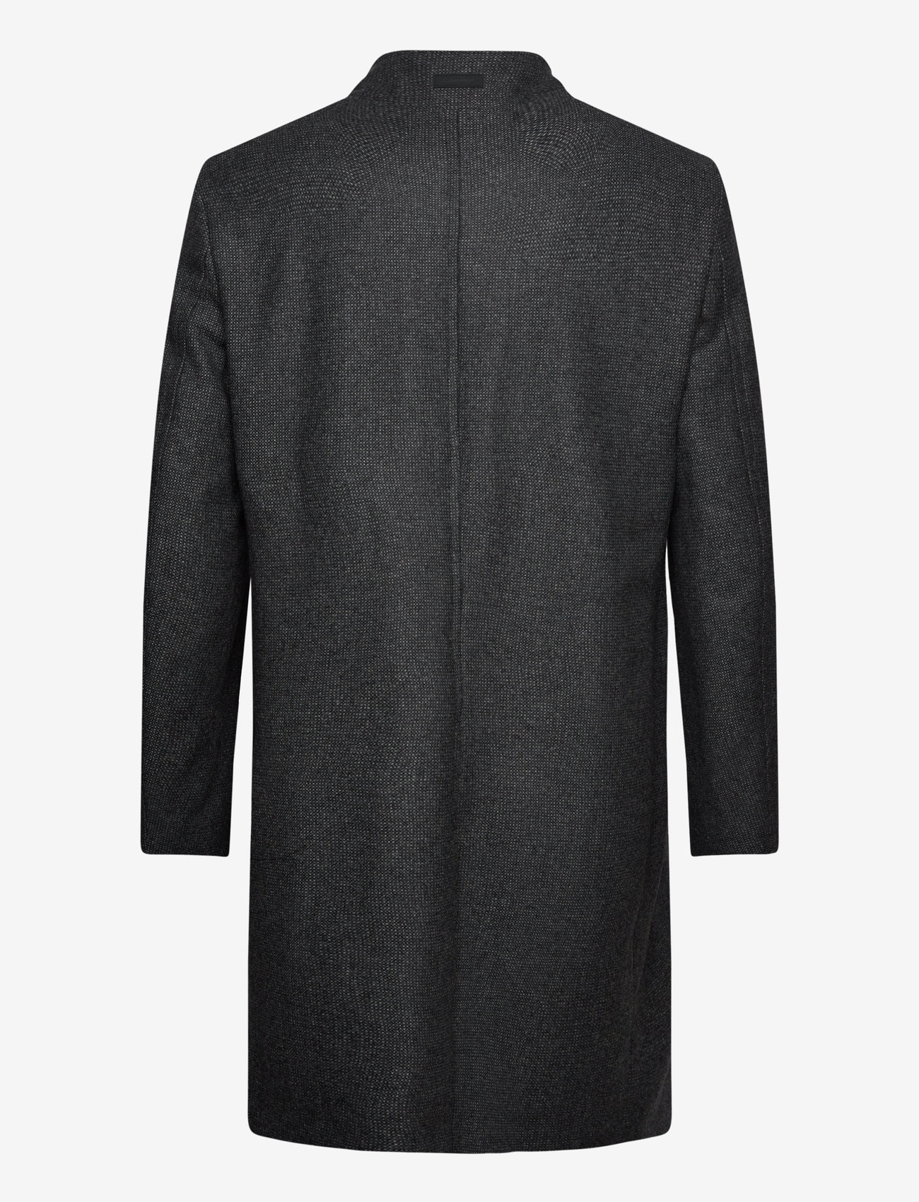 Calvin Klein - WOOL BLEND FUNNEL NECK COAT - mid grey heather - 2