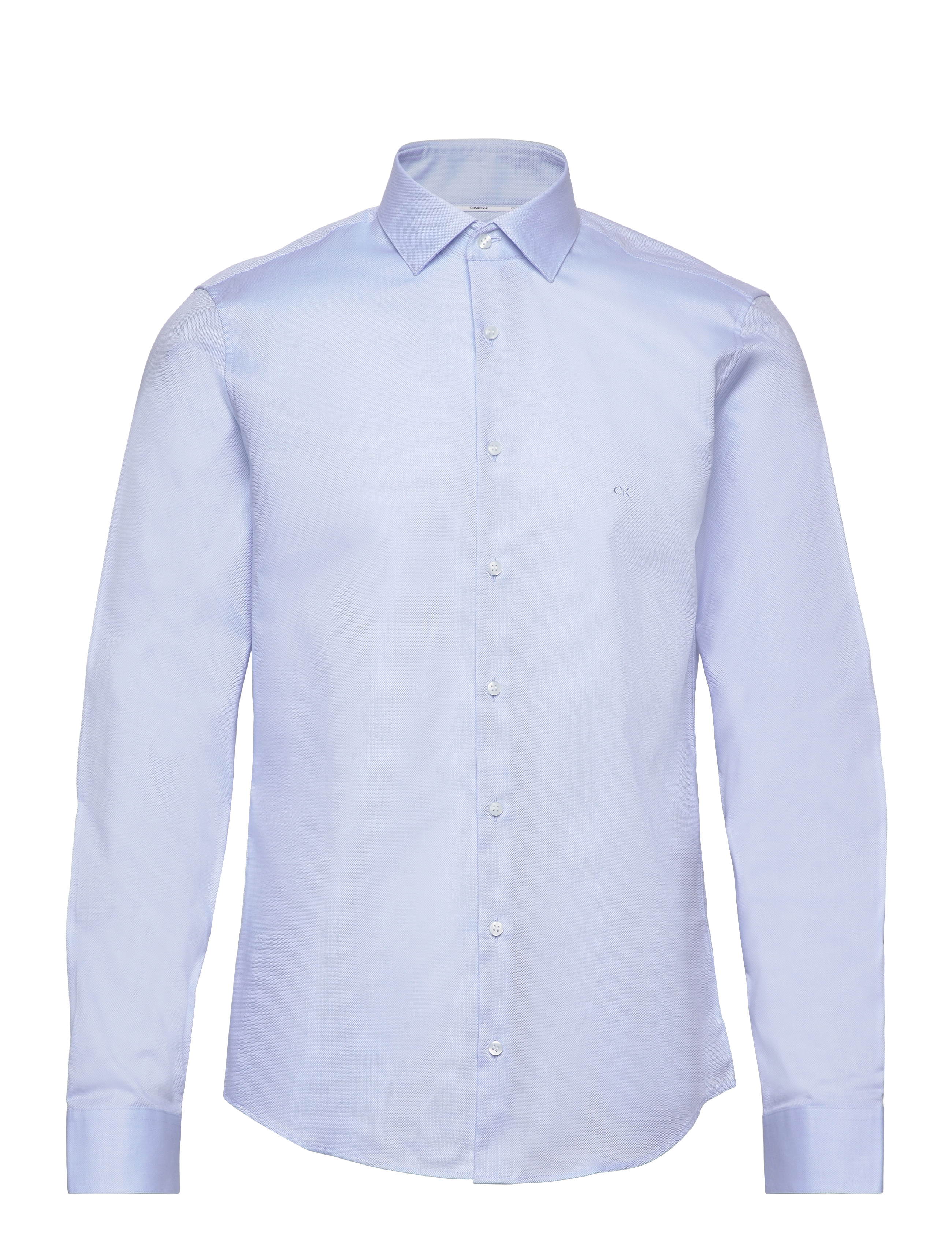 STRUCTURE SOLID SLIM SHIRT - VISTA BLUE