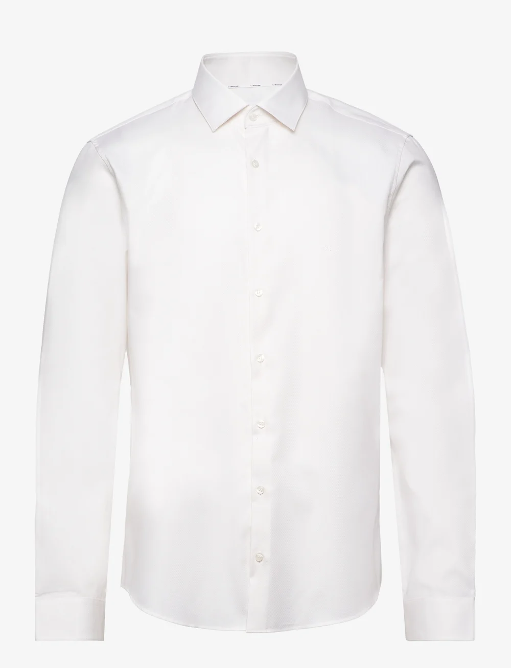 Calvin Klein Structure Solid Slim Shirt Business shirts Boozt