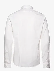 Calvin Klein - STRUCTURE SOLID SLIM SHIRT - basic skjortor - white - 1