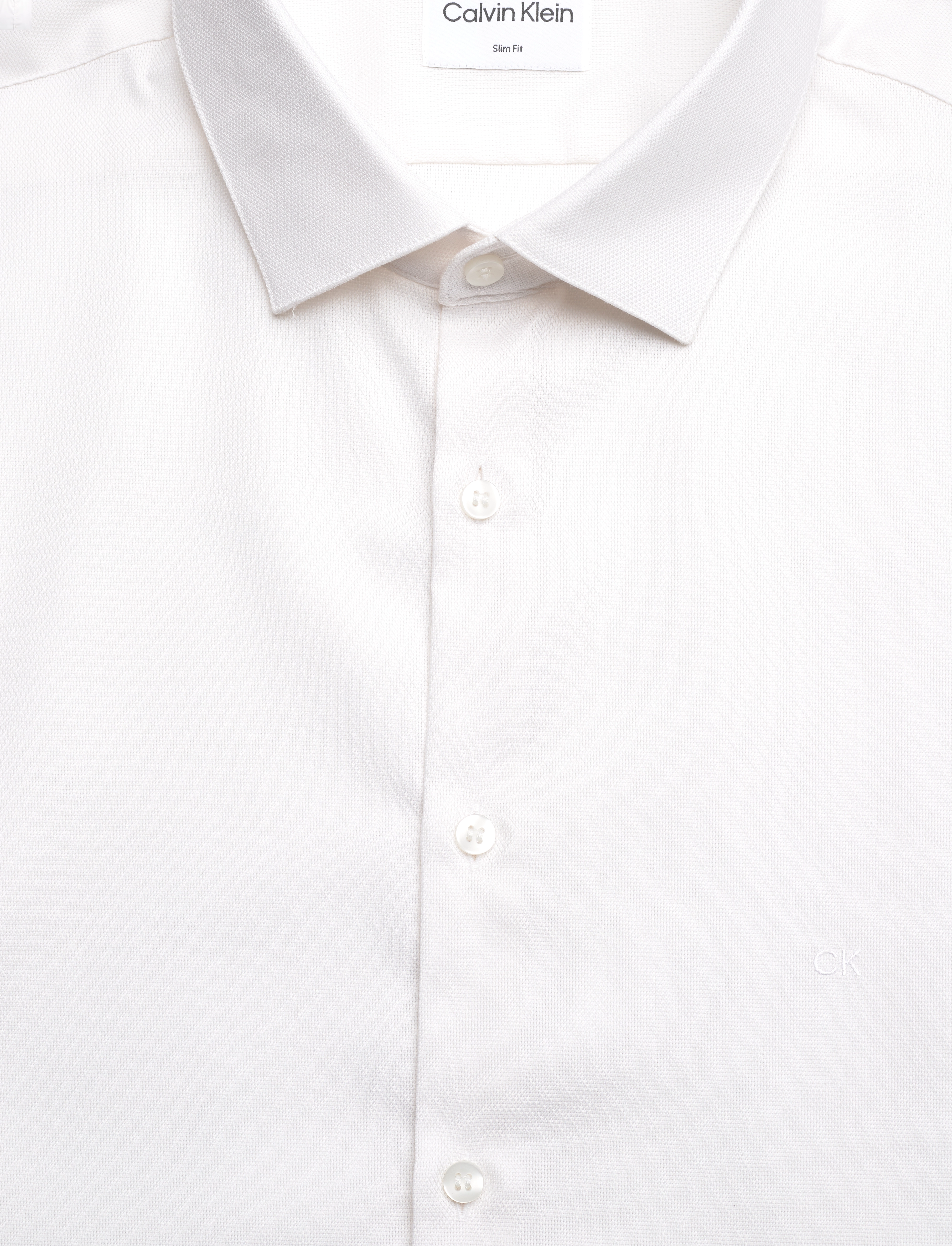 Calvin Klein - STRUCTURE SOLID SLIM SHIRT - white - 2