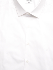Calvin Klein - TWILL CONTRAST PRINT SHIRT - peruskauluspaidat - bright white - 2