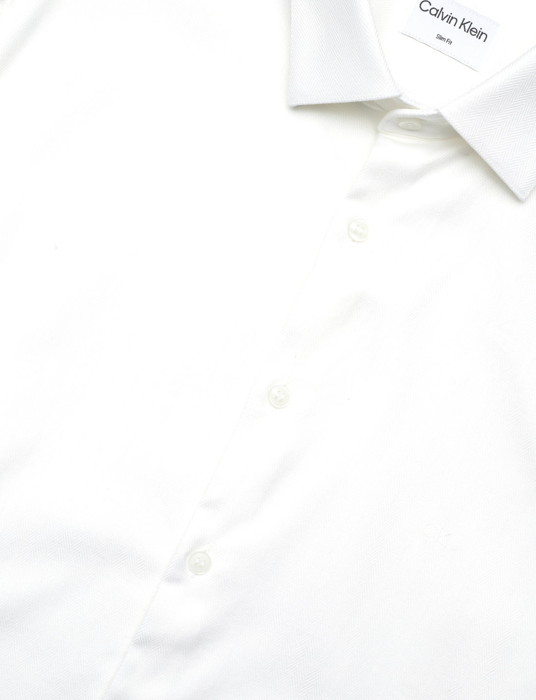 Calvin klein sales white dress shirt