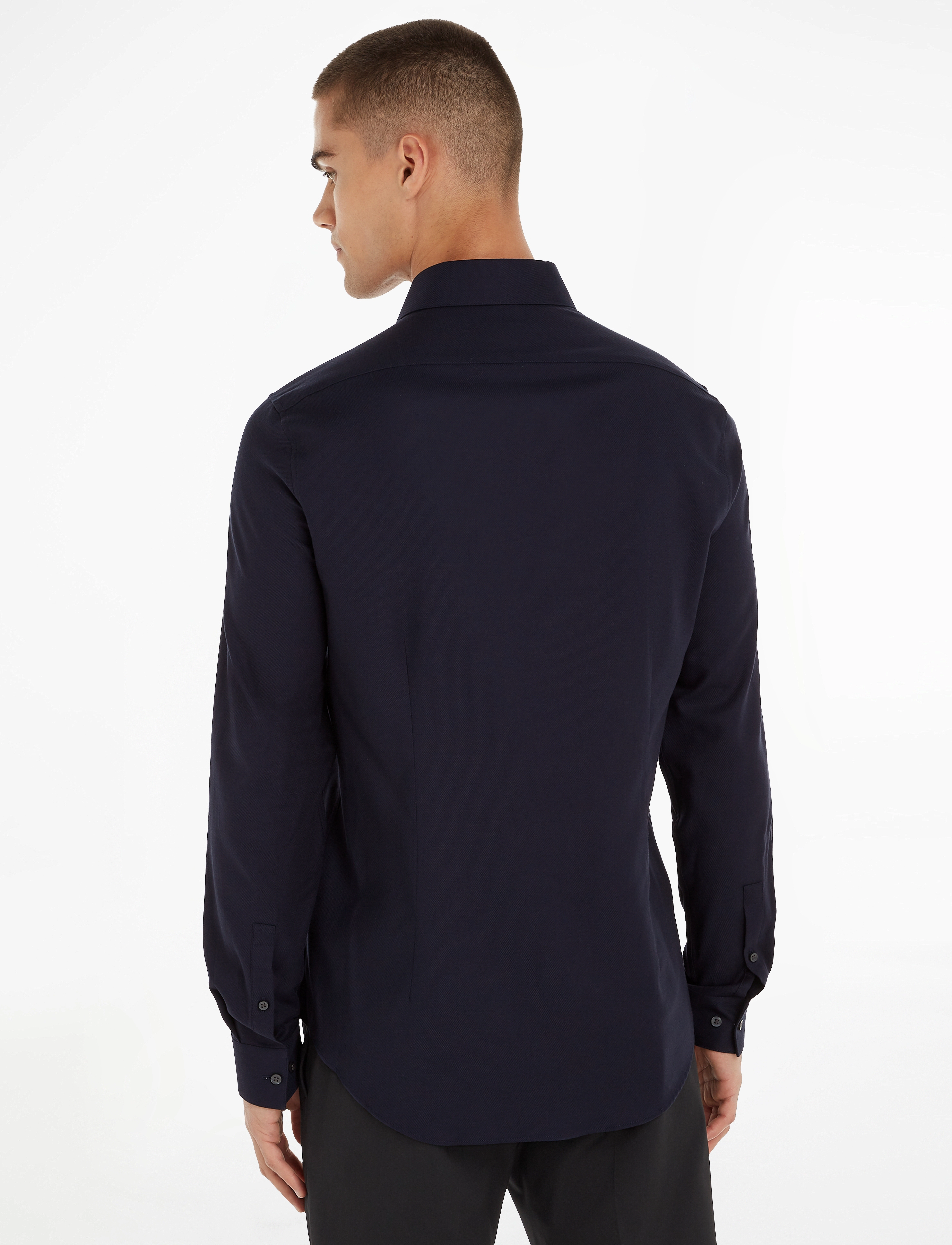 Calvin Klein - STRETCH COLLAR SLIM SHIRT - night sky - 2