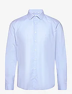 CHECK EASY CARE FITTED SHIRT - VISTA BLUE