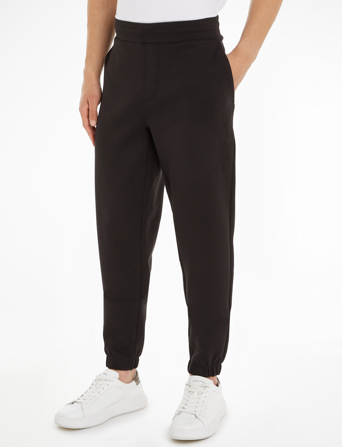 Calvin Klein Embossed Logo Sweatpants Sweatpants Boozt
