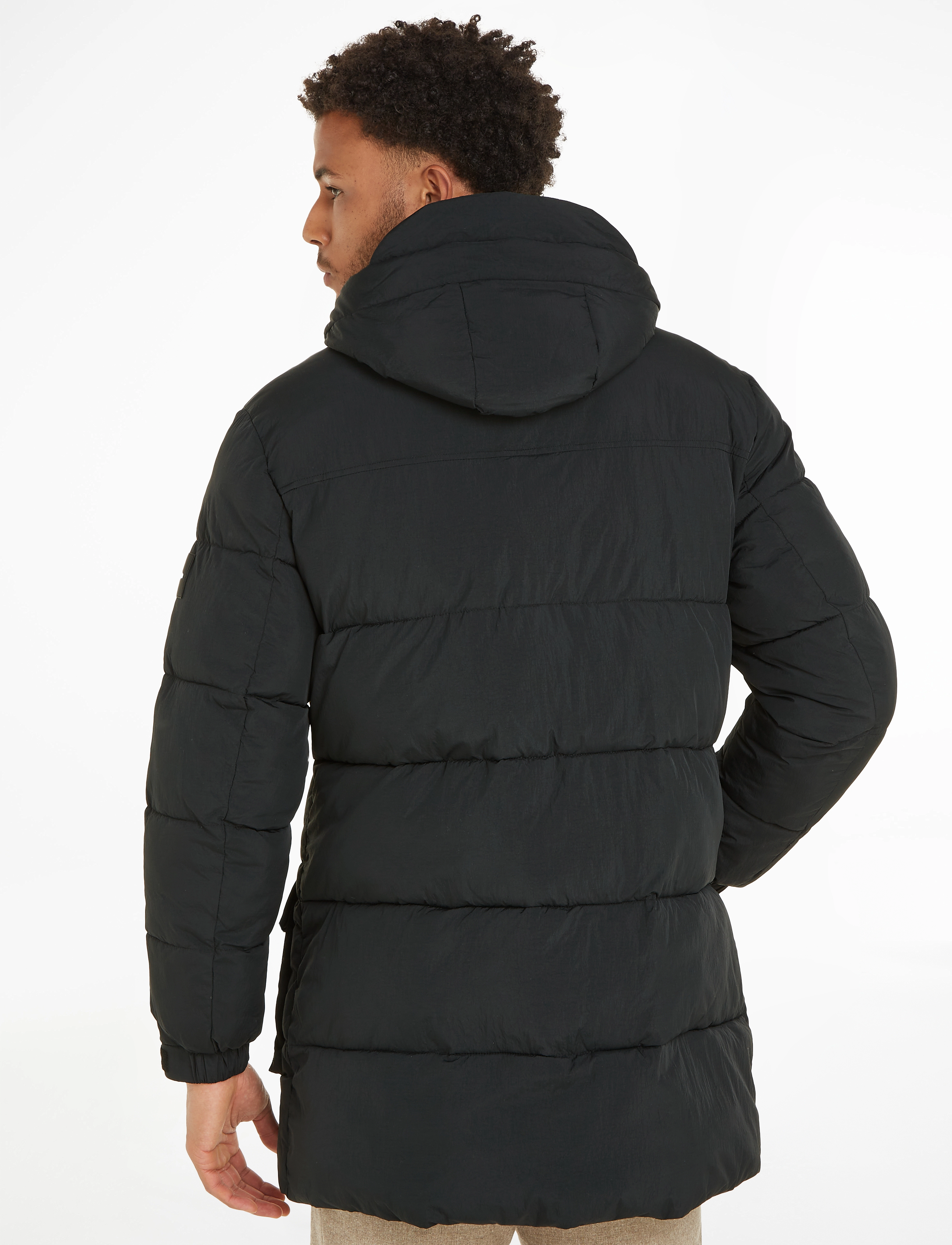 Calvin Klein - CRINKLE NYLON LONGLENGTH QUILT - ck black - 2