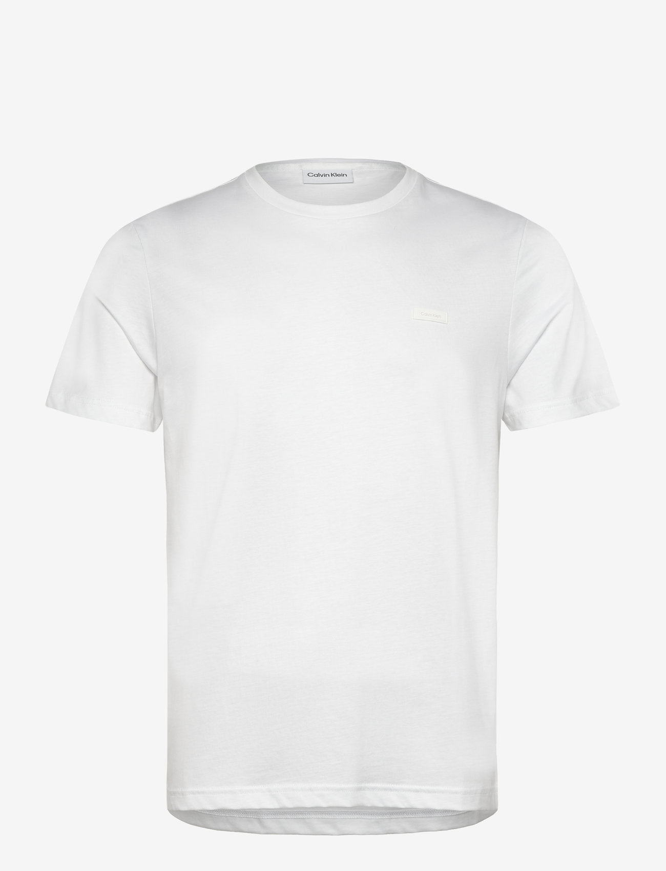 Calvin Klein - SMOOTH COTTON T-SHIRT - kortärmade t-shirts - bright white - 0