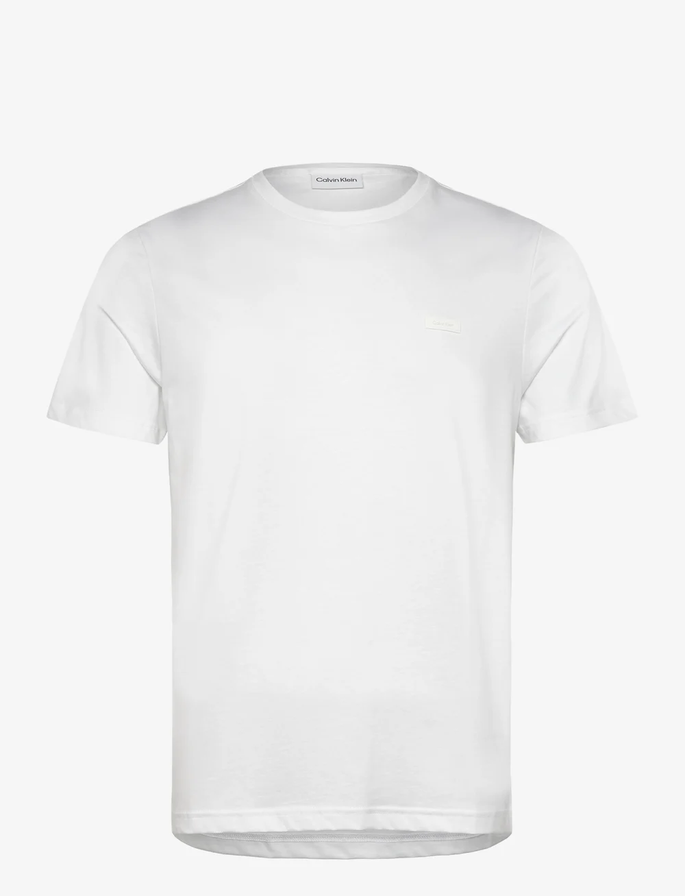 Calvin Klein - SMOOTH COTTON T-SHIRT - kortärmade t-shirts - bright white - 0