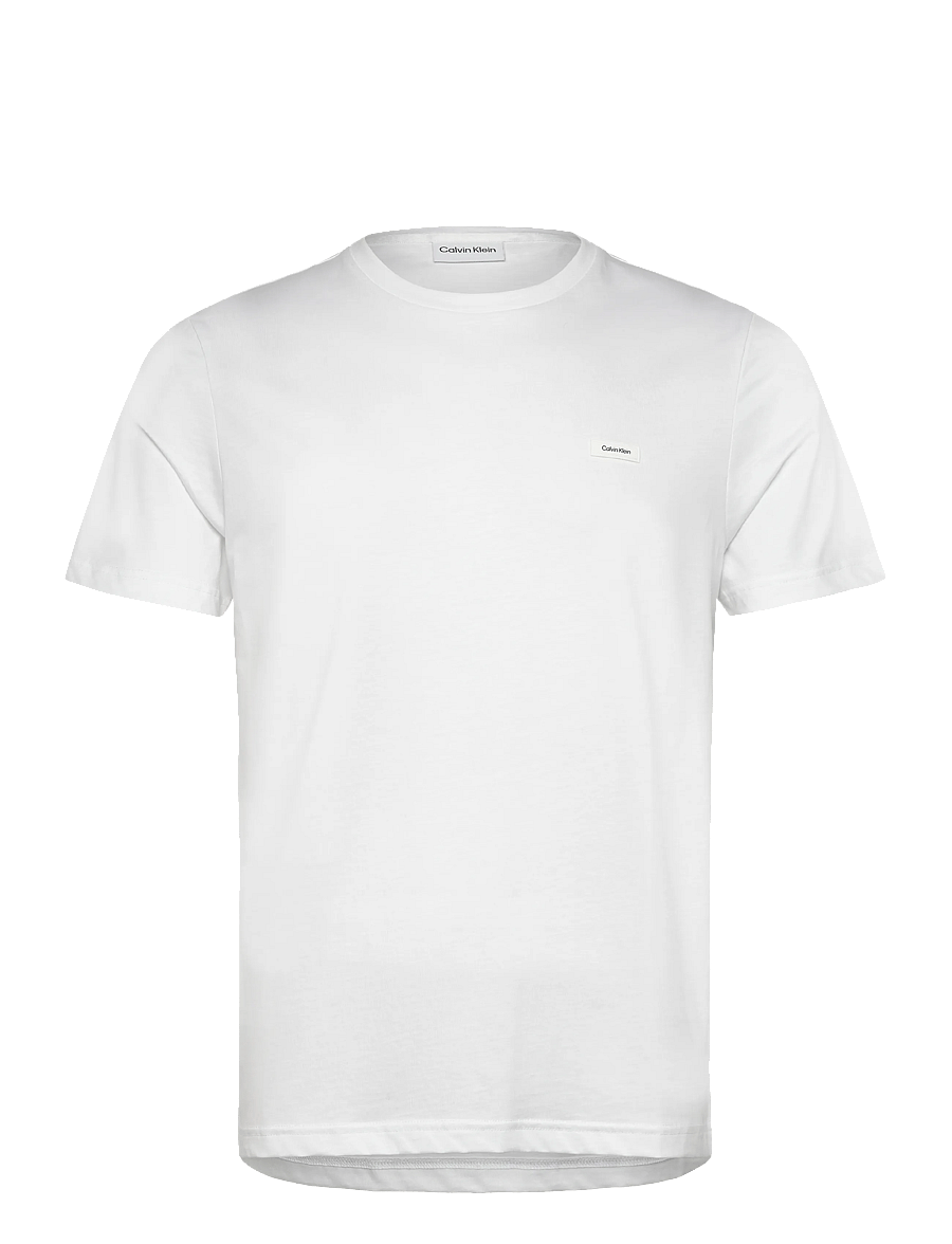 Calvin Klein - SMOOTH COTTON T-SHIRT - kurzärmelige t-shirts - bright white - 1