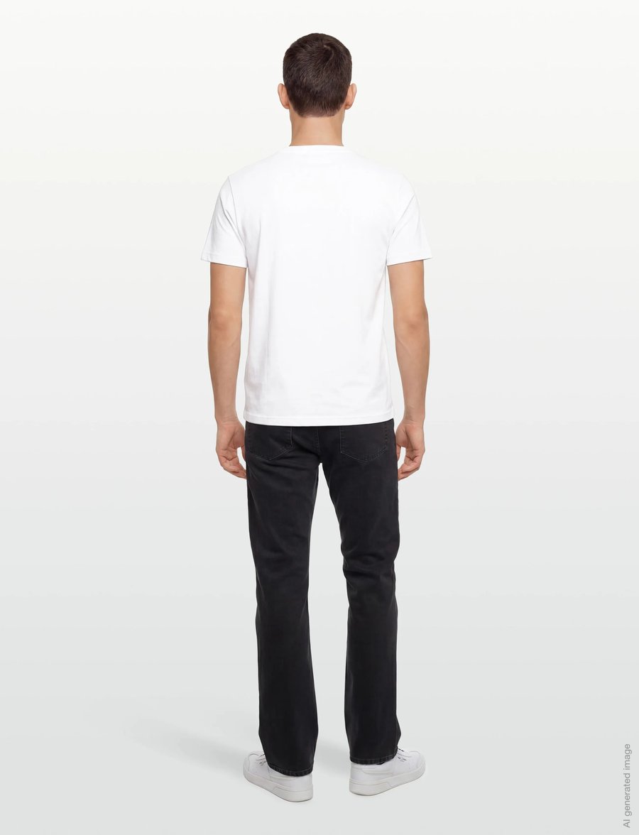 Calvin Klein - SMOOTH COTTON T-SHIRT - kurzärmelige t-shirts - bright white - 4