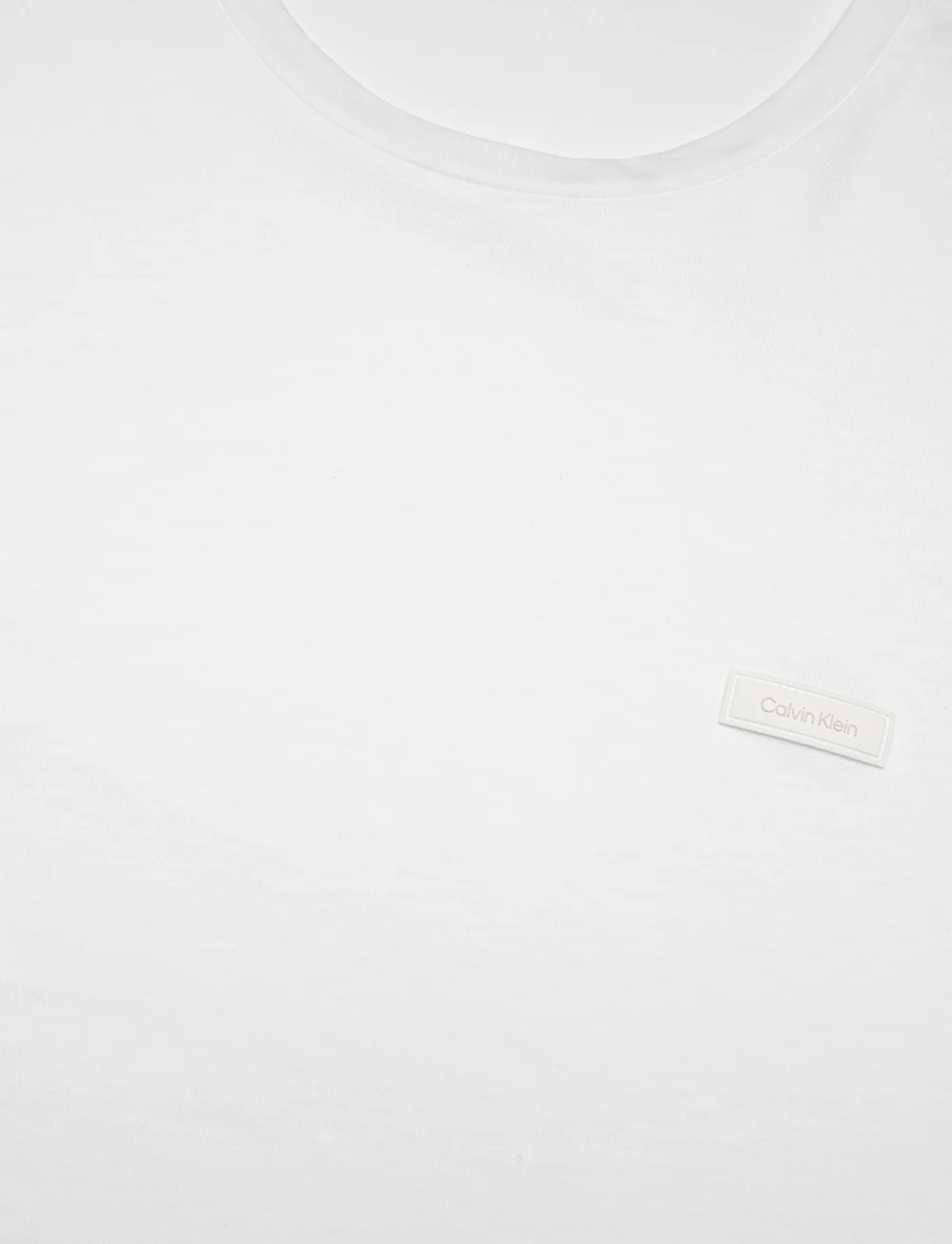 Calvin Klein - SMOOTH COTTON T-SHIRT - kortärmade t-shirts - bright white - 2