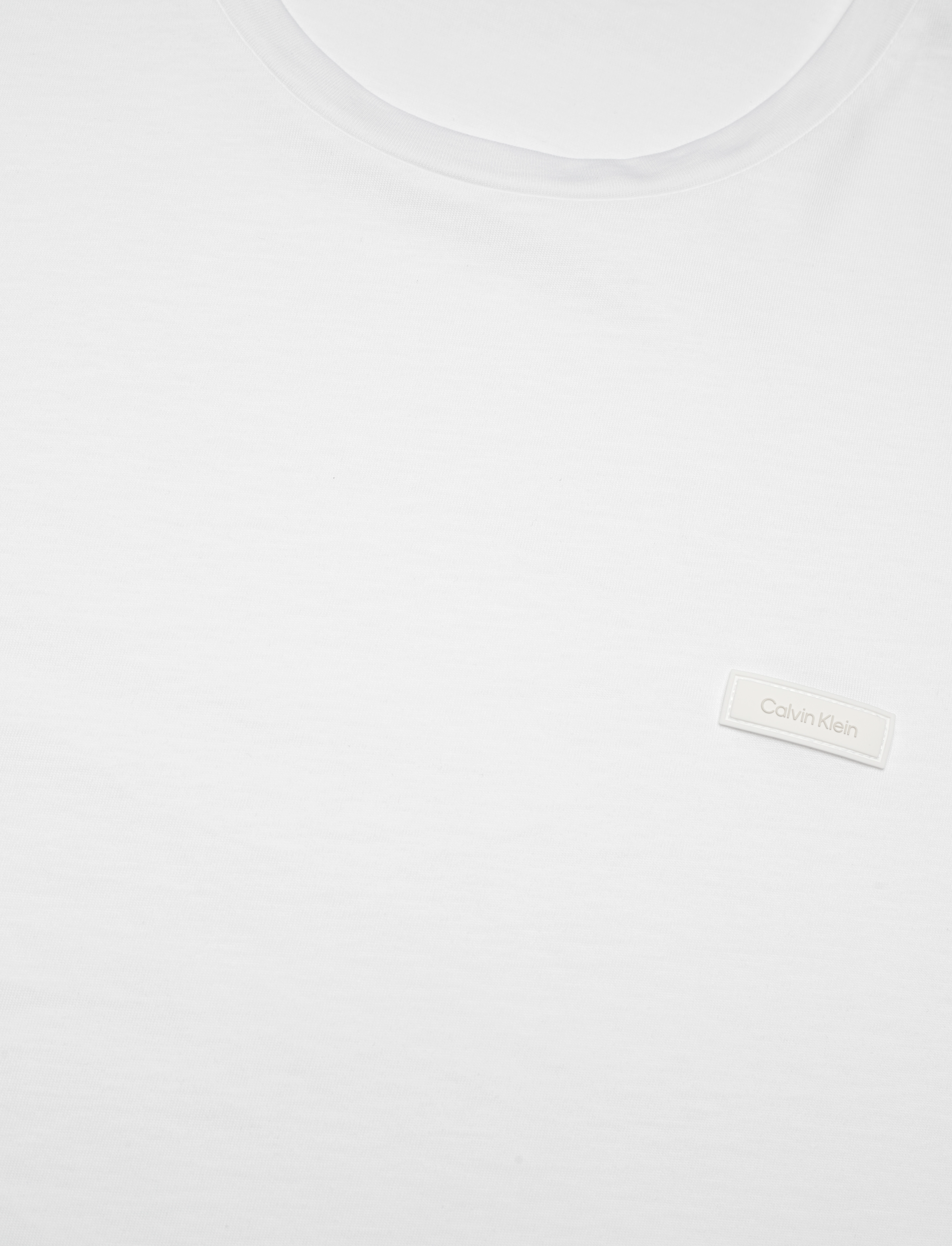 Calvin Klein - SMOOTH COTTON T-SHIRT - kurzärmelig - bright white - 2