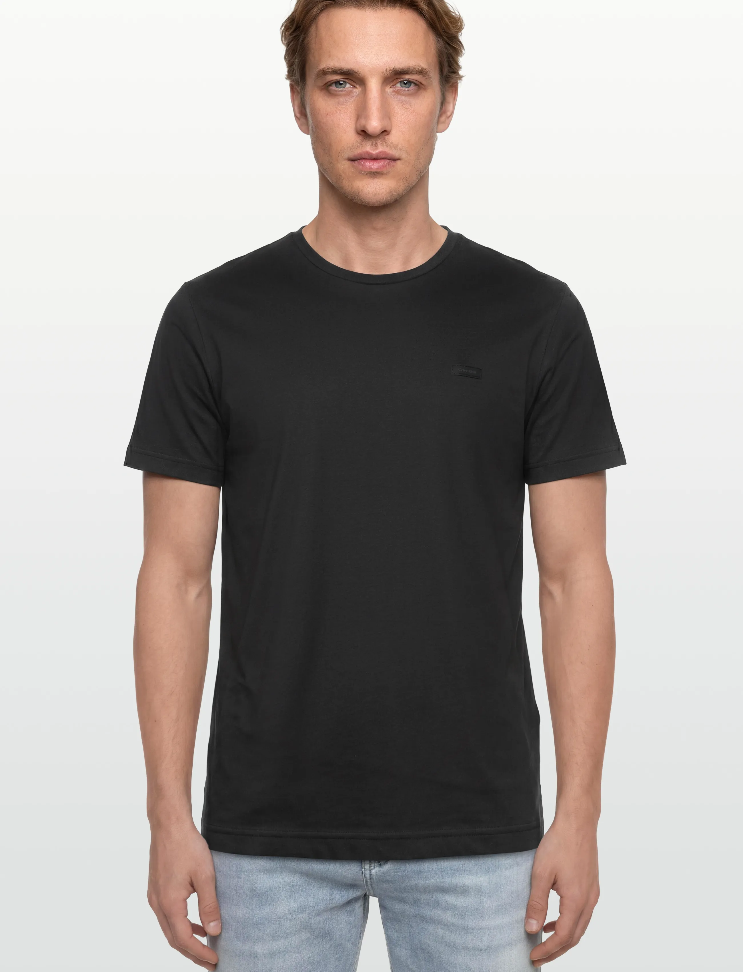 Calvin Klein - SMOOTH COTTON T-SHIRT - t-shirts - ck black - 3