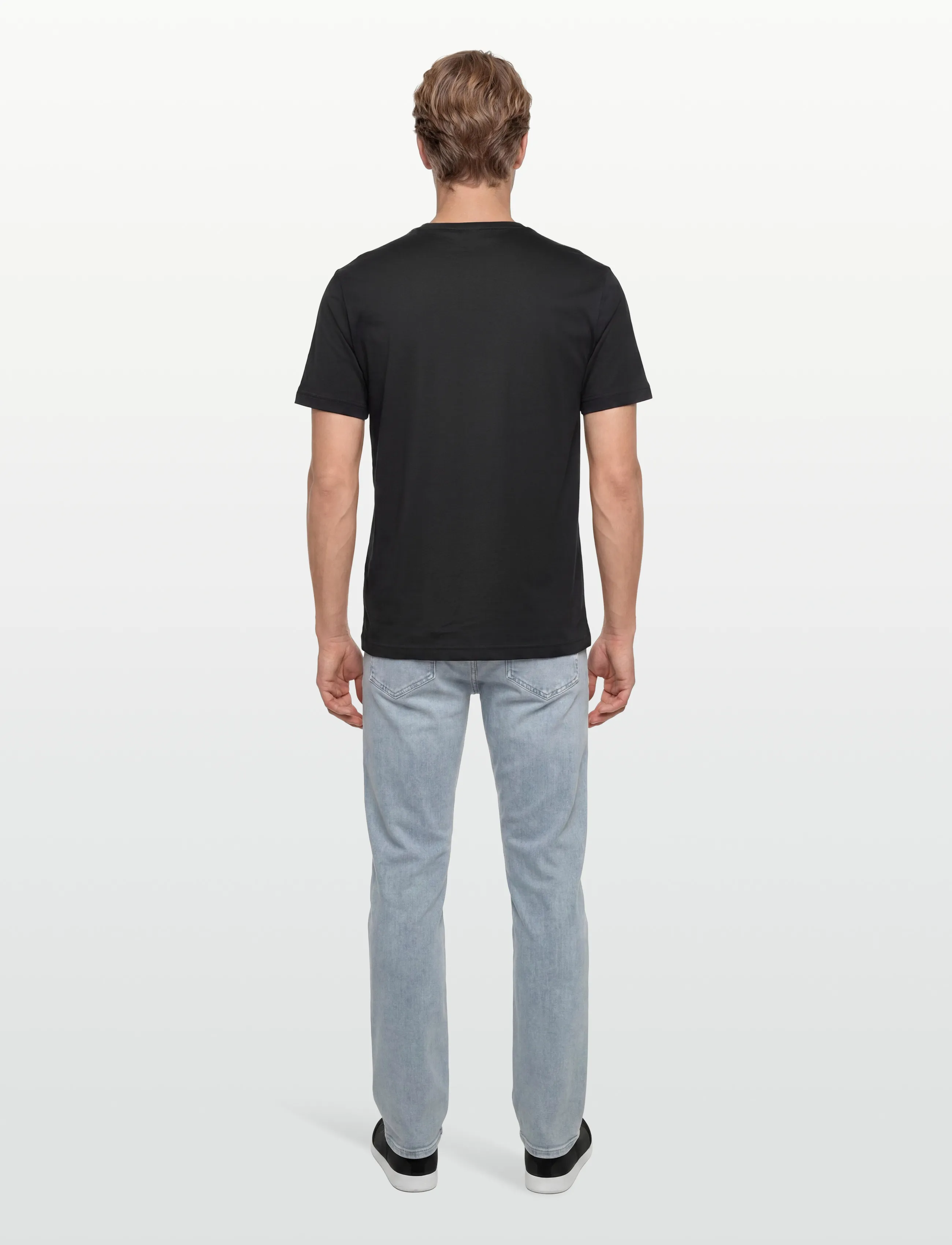 Calvin Klein - SMOOTH COTTON T-SHIRT - t-shirts - ck black - 4