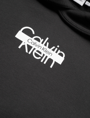 Calvin Klein - CUT THROUGH LOGO HOODIE - džemperi ar kapuci - ck black - 2