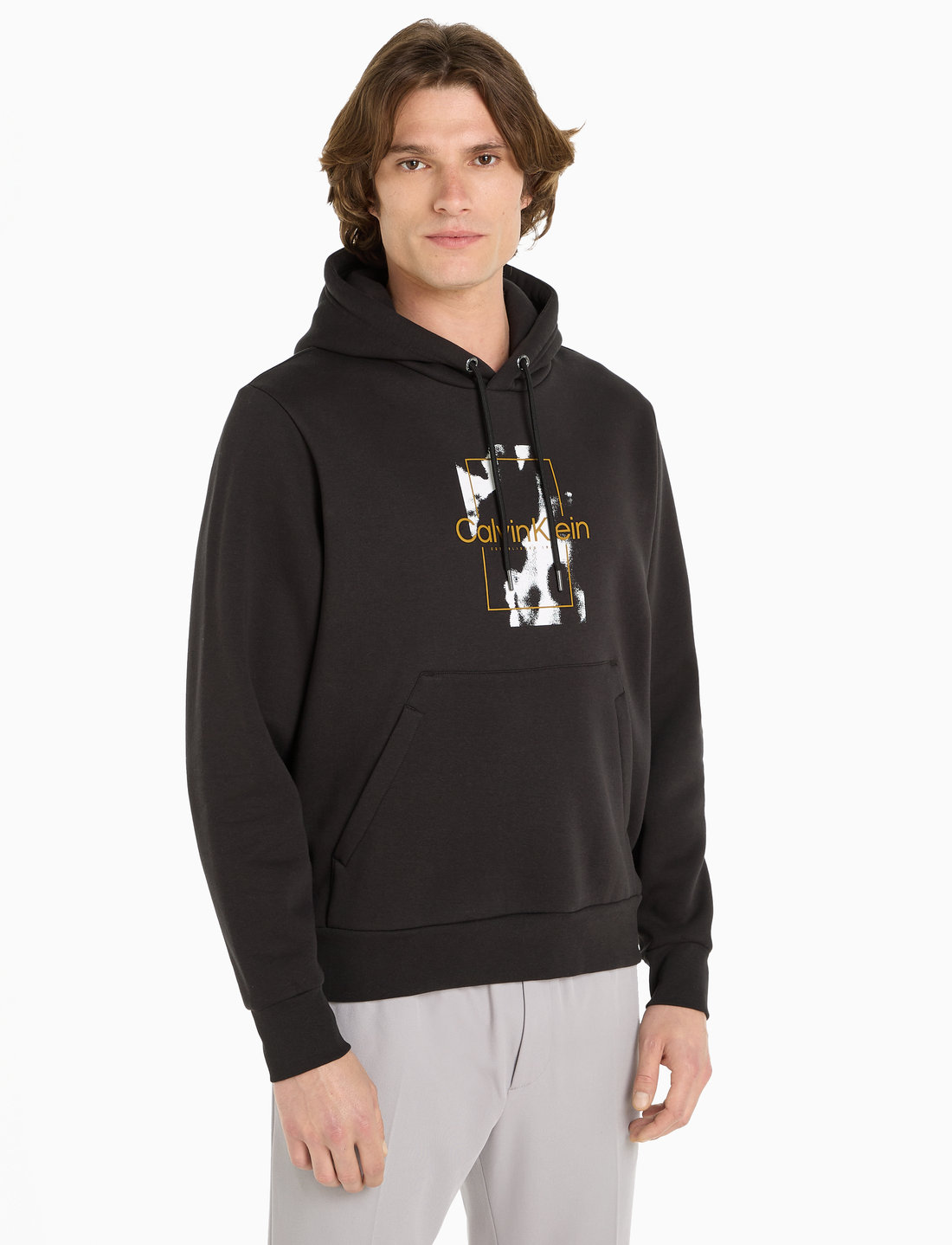 Calvin Klein Camo Logo Hoodie Hoodies Boozt