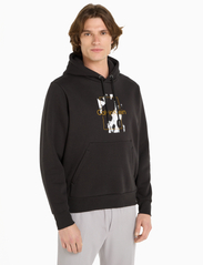 Calvin Klein - CAMO LOGO HOODIE - džemperi ar kapuci - ck black - 1
