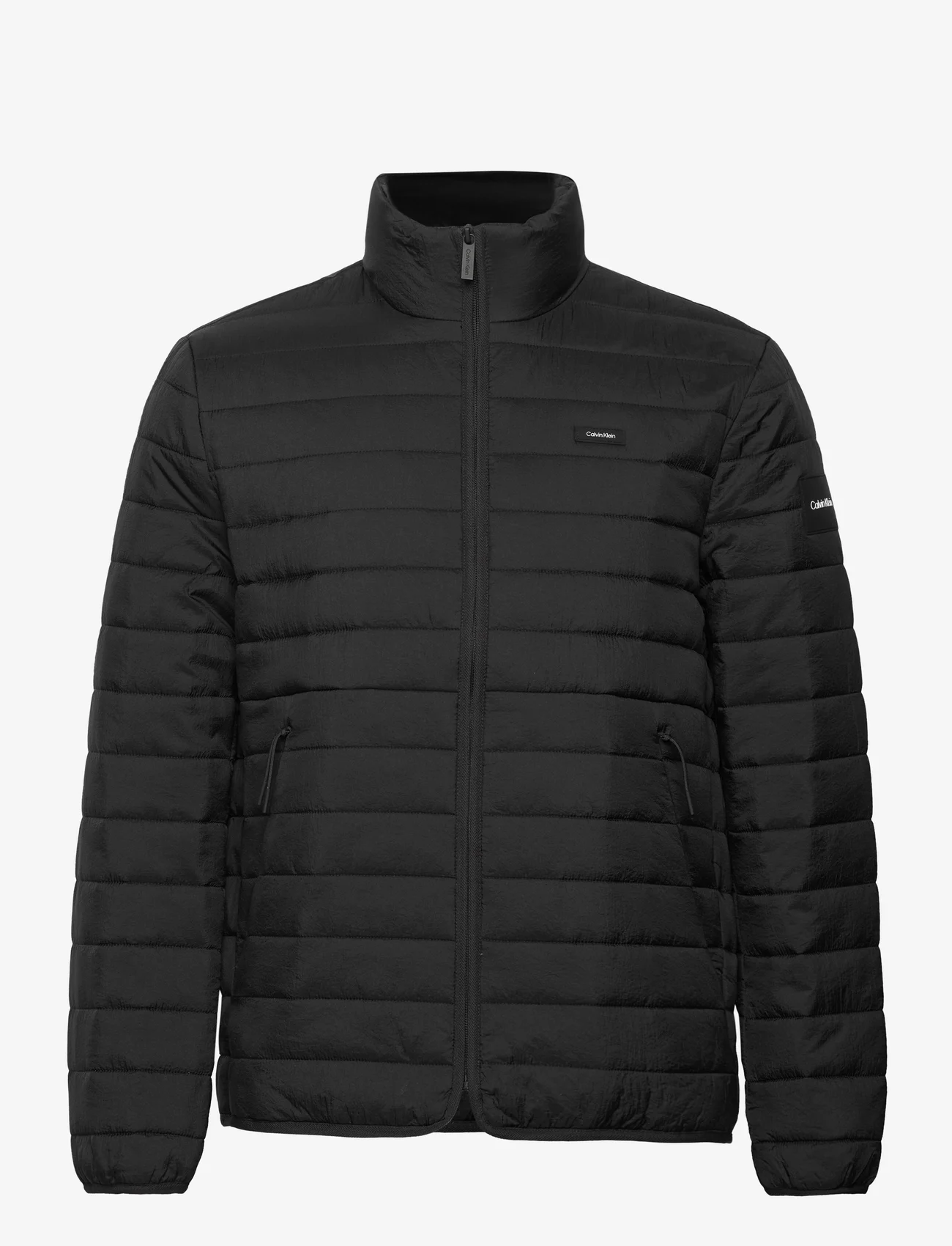 Calvin Klein - PACKABLE CRINKLE QUILT JACKET - Žieminės striukės - ck black - 0