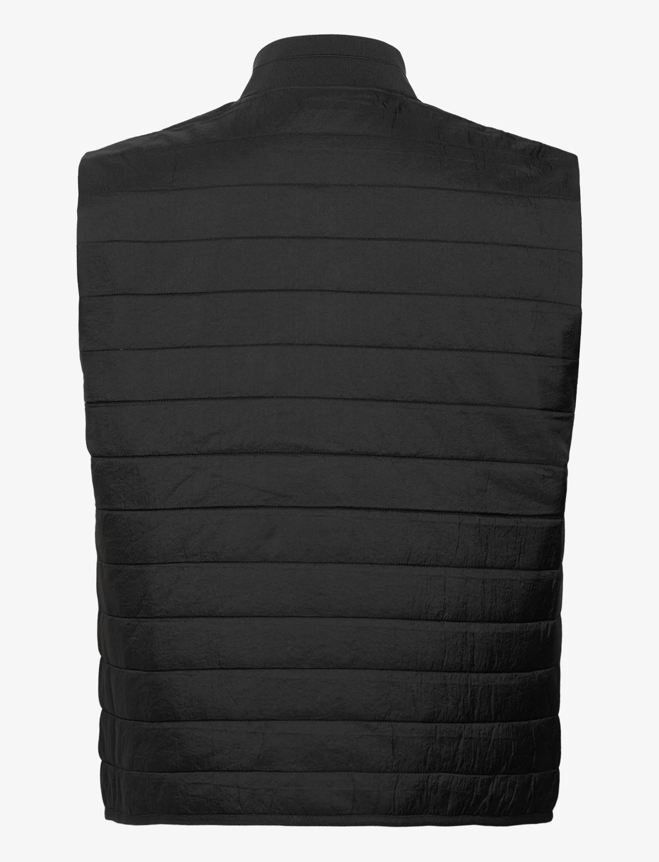 Calvin Klein - PACKABLE CRINKLE QUILT VEST - vests - ck black - 1