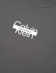 Calvin Klein - CUT THROUGH LOGO T-SHIRT - die niedrigsten preise - iron gate - 2