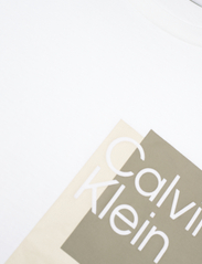Calvin Klein - OVERLAY BOX LOGO T-SHIRT - zemākās cenas - bright white - 2