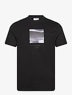 DIFFUSED GRAPHIC T-SHIRT - CK BLACK