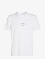 Calvin Klein - OPTIC LINE LOGO T-SHIRT - laveste priser - bright white - 0