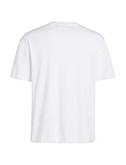 Calvin Klein - EMBROIDERED NIGHT FLOWER T-SHIRT - basic t-shirts - bright white - 4