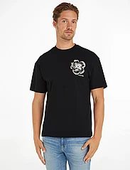 Calvin Klein - EMBROIDERED NIGHT FLOWER T-SHIRT - t-shirts - ck black - 1