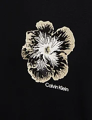 Calvin Klein - EMBROIDERED NIGHT FLOWER T-SHIRT - t-shirts - ck black - 5