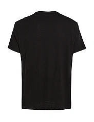 Calvin Klein - COTTON LINEN T-SHIRT - basic t-shirts - ck black - 4