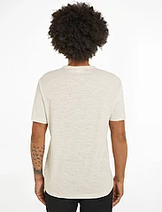 Calvin Klein - COTTON LINEN T-SHIRT - basic t-shirts - egret - 2