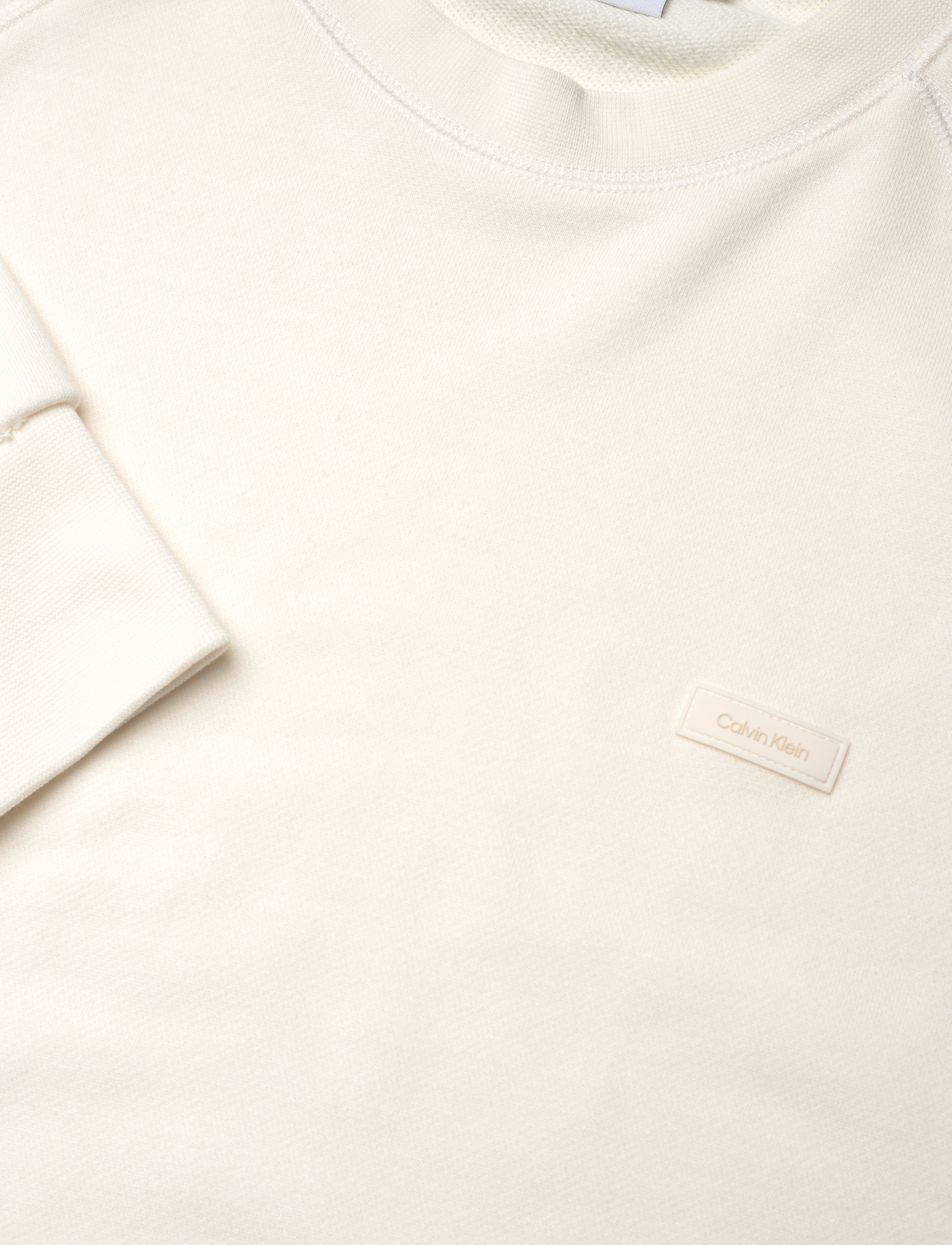 Calvin Klein - SOFT COTTON MODAL SWEATSHIRT - egret - 2