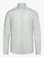 THERMO TECH STRIPE FITTED SHIRT - SEA FOAM