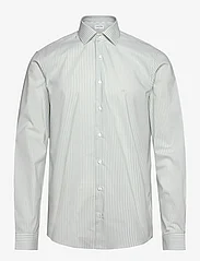 Calvin Klein - THERMO TECH STRIPE FITTED SHIRT - business skjorter - sea foam - 0