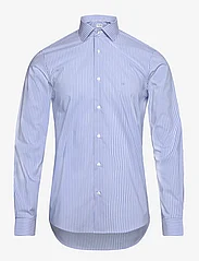 Calvin Klein - THERMO TECH STRIPE FITTED SHIRT - business skjorter - vista blue - 0