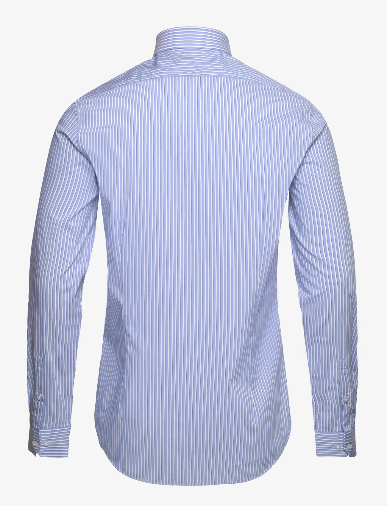 Calvin Klein - THERMO TECH STRIPE FITTED SHIRT - dalykinio stiliaus marškiniai - vista blue - 1