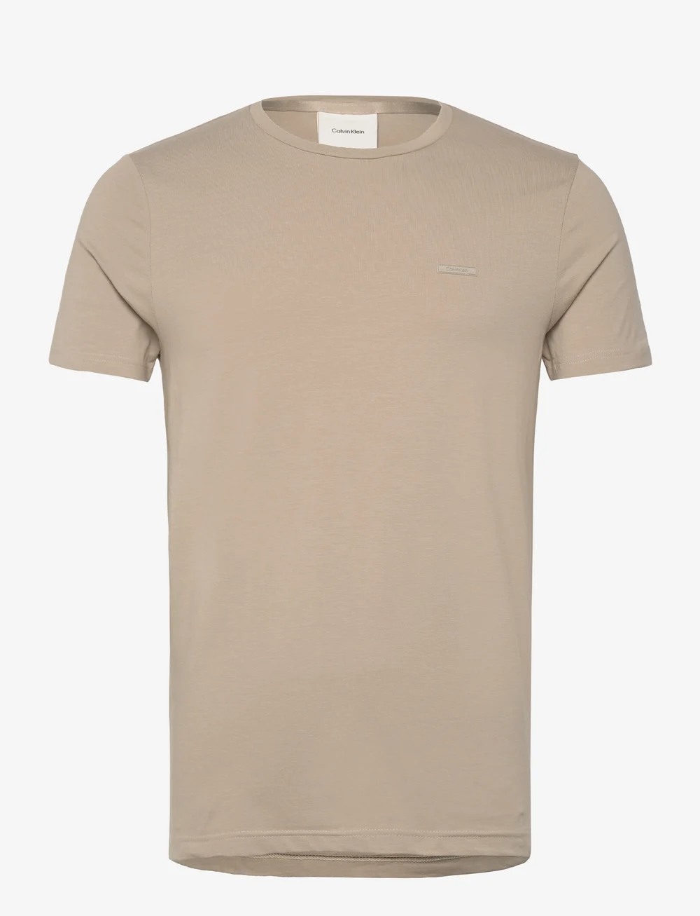 Calvin Klein - STRETCH SLIM FIT T-SHIRT - korte mouwen - aluminum - 1