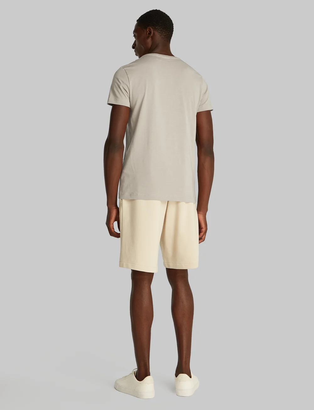 Calvin Klein - STRETCH SLIM FIT T-SHIRT - korte mouwen - aluminum - 3