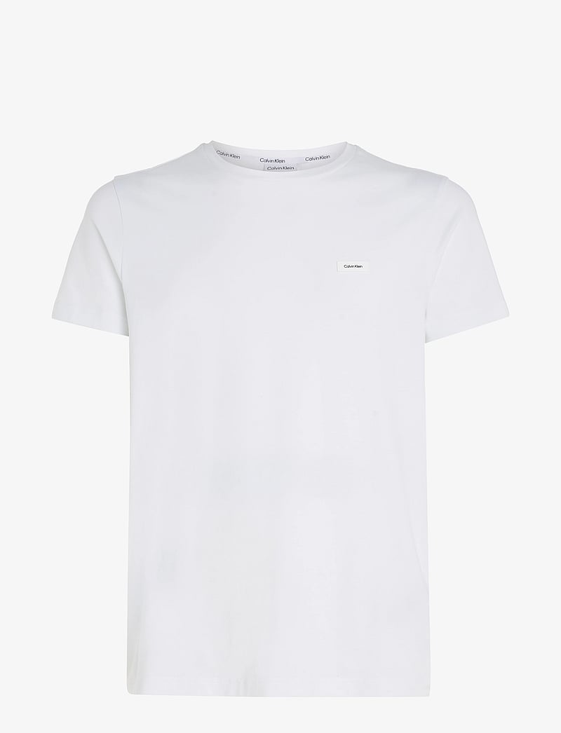 Calvin Klein - STRETCH SLIM FIT T-SHIRT - lyhythihaiset - bright white - 1