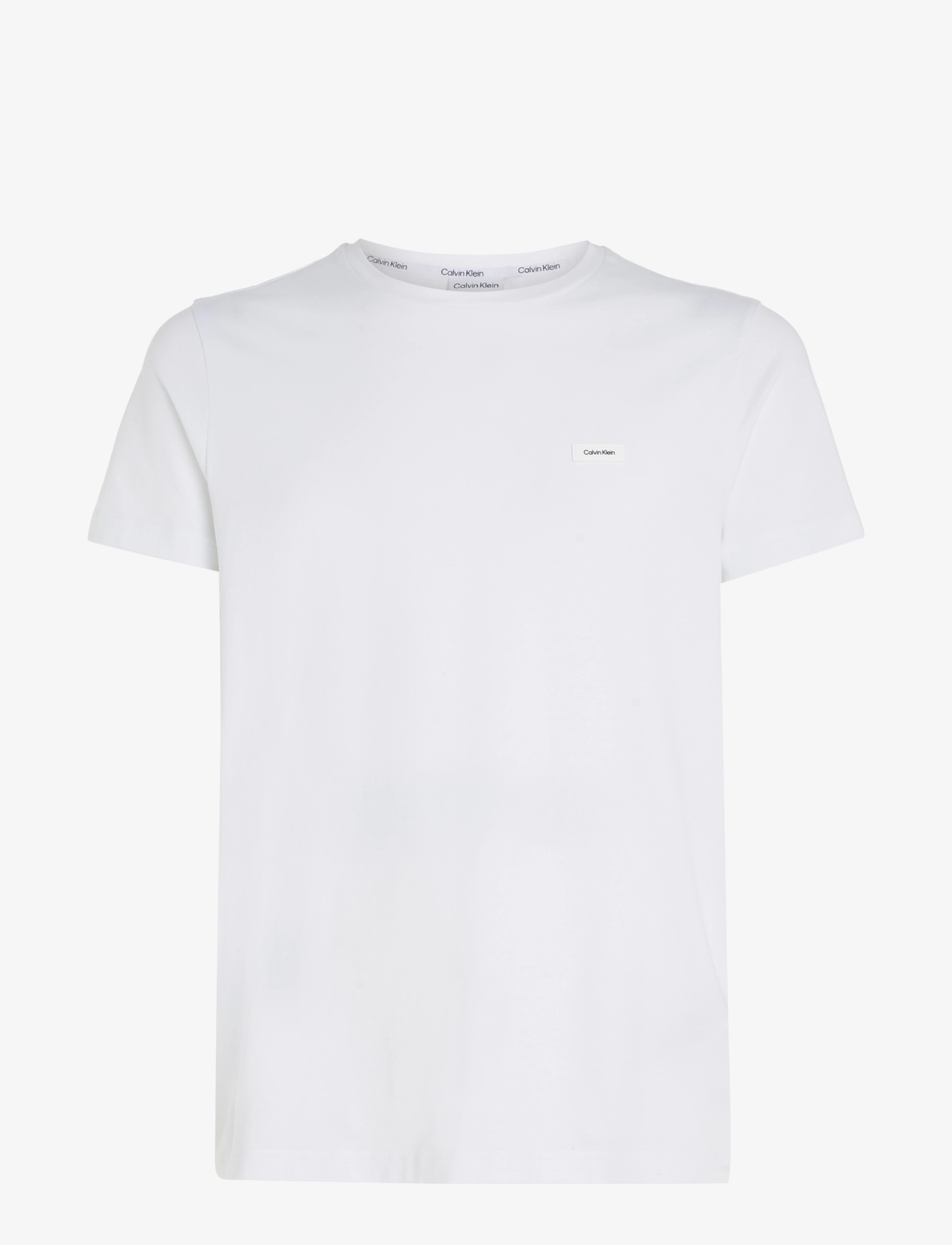 Calvin Klein STRETCH SLIM FIT T-SHIRT - T-shirts - BRIGHT WHITE / white