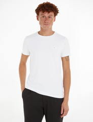 Calvin Klein - STRETCH SLIM FIT T-SHIRT - laveste priser - bright white - 1