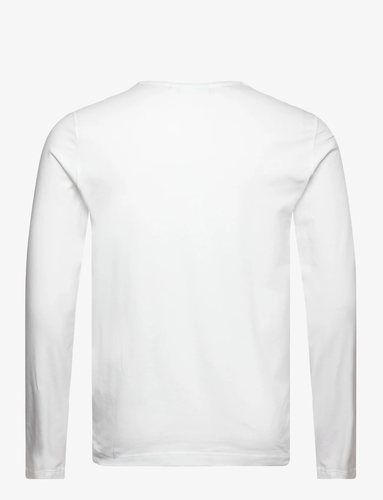 Calvin Klein - STRETCH SLIM FIT LS T-SHIRT - basic t-shirts - bright white - 1