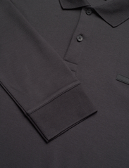 Calvin Klein - SMOOTH COTTON SLIM LS POLO - polo marškinėliai ilgomis rankovėmis - ck black - 2