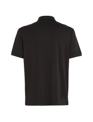 Calvin Klein - SMOOTH COTTON WELT ZIP POLO - polo marškinėliai trumpomis rankovėmis - ck black - 4