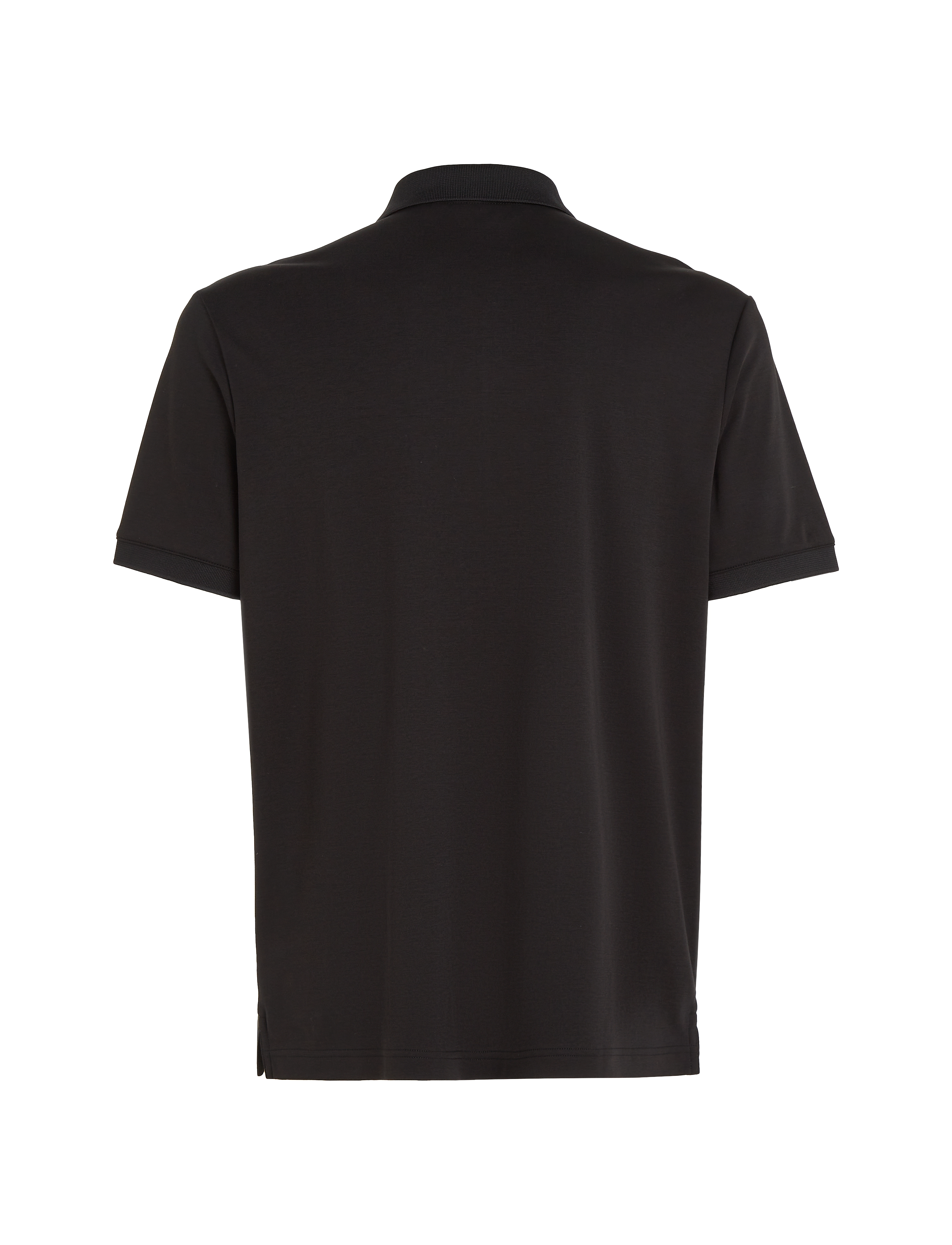 Calvin Klein - SMOOTH COTTON WELT ZIP POLO - polo krekli ar īsām piedurknēm - ck black - 4