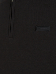 Calvin Klein - SMOOTH COTTON WELT ZIP POLO - polo marškinėliai trumpomis rankovėmis - ck black - 5