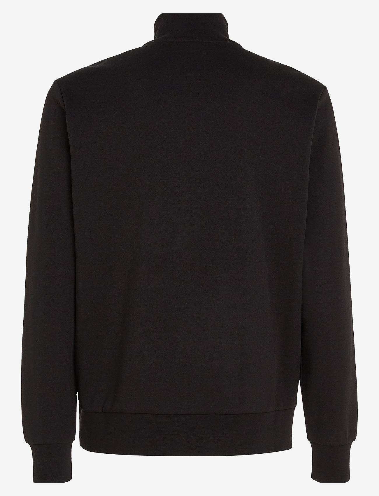 Calvin Klein - MICRO LOGO REPREVE Q-ZIP - sweatshirts - ck black - 1